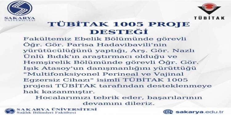 Sağlık Bilimleri Fakültesi’nden TÜBİTAK-1005 Projesi